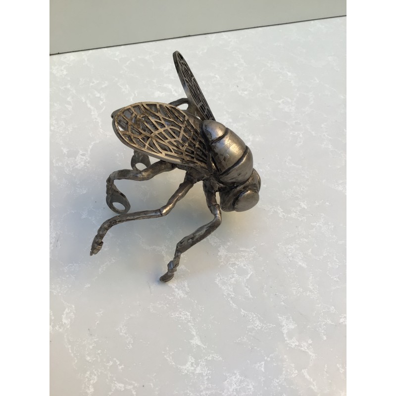 “Fly Bigster”silver accessorio manubrio Vespa Faro Basso