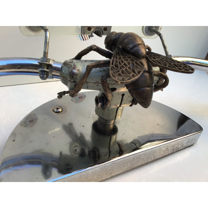 “Fly Bigster” ottone brunito accessorio manubrio Vespa Faro Basso