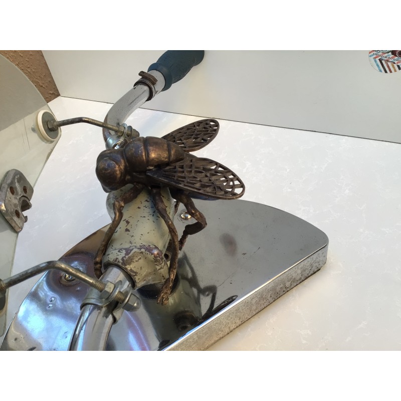 “Fly Bigster” ottone brunito accessorio manubrio Vespa Faro Basso