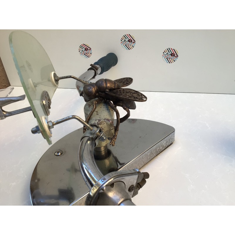 “Fly Bigster” ottone brunito accessorio manubrio Vespa Faro Basso