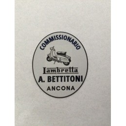 Adesivo concessionario Lambretta Bettitoni