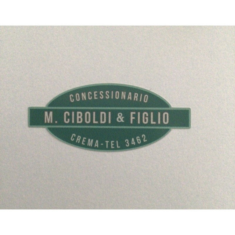 Adesivo concessionario Ciboldi