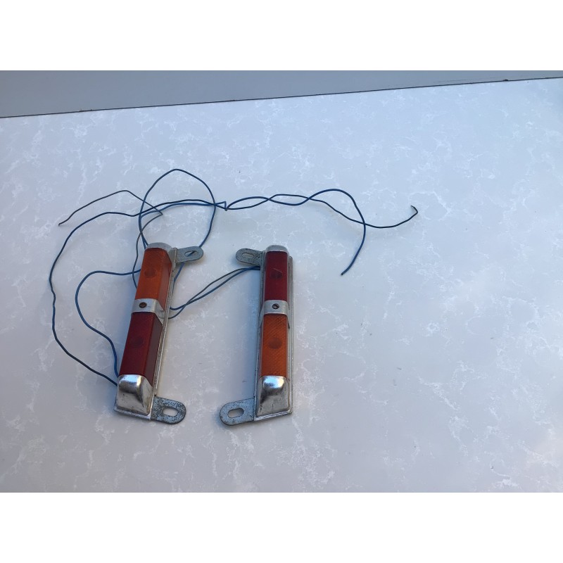 Coppia luci supplementari targa Vespa, Lambretta, Moto