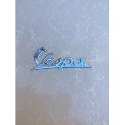 Targhetta Vespa Faro Basso cromata