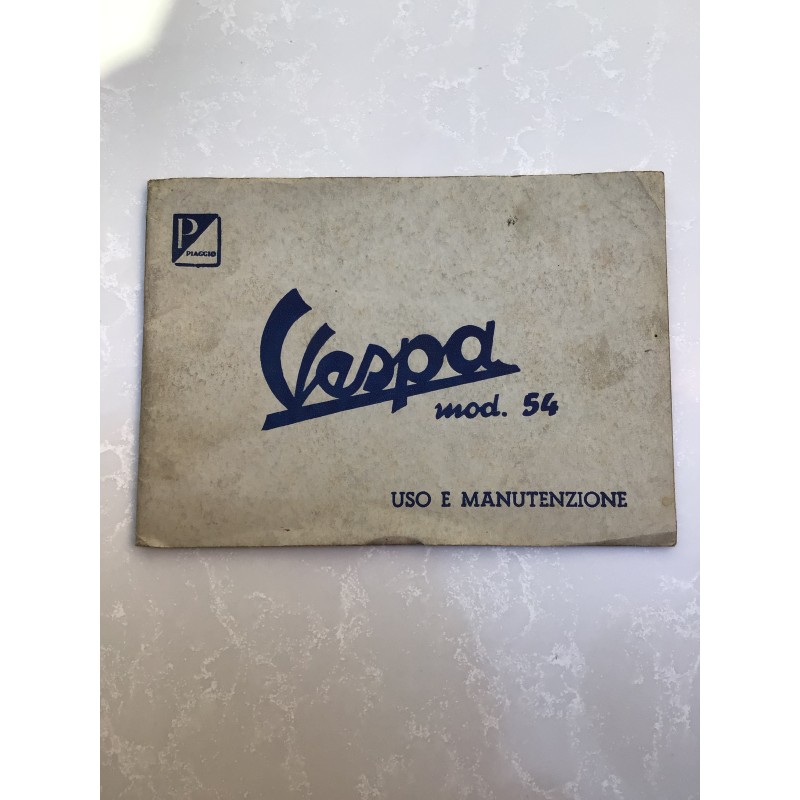 Manuale Vespa 54 terza serie