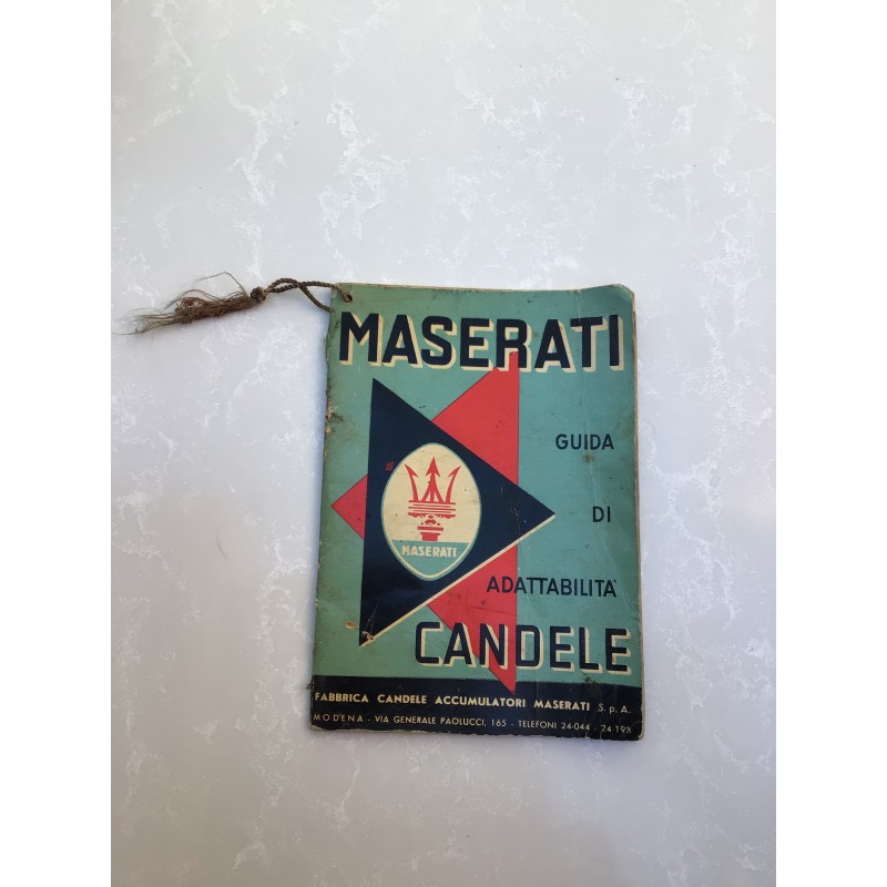 Manuale Maserati cm 17x12