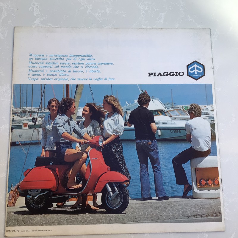Brochure pubblicitaria Vespa PX