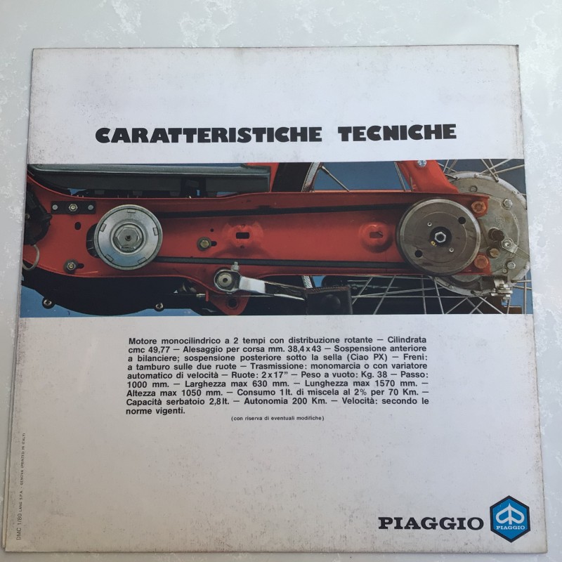 Brochure pubblicitaria Ciao Piaggio