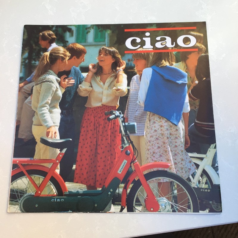 Brochure pubblicitaria Ciao Piaggio