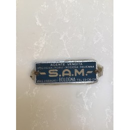 Targhetta concessionario Sam cm 8
