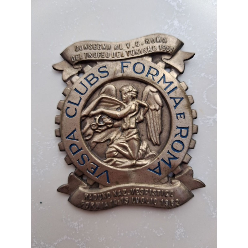 Placca Vespa Clubs Formia e Roma