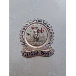 Placca 1 Raduno Vespistico Internazionale  Firenze 1965
