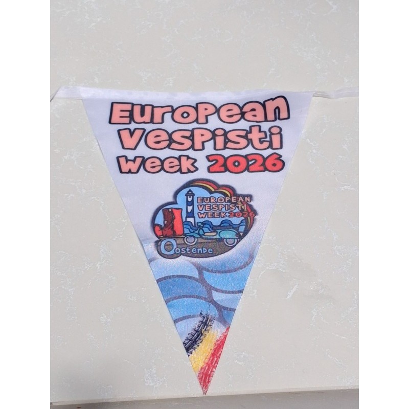 Bandierina European Vespisti Week Oostende