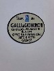 Adesivo concessionario Galli &  Giovannoni. Dimensioni 5,6 cm x 3,7 cm.