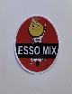 Adesivo concessionario Esso. Dimensioni: 5,4 cm x 5,4 cm