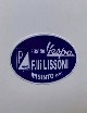 Adesivo concessionario F.lli Lissioni. Dimensioni: 6,4 cm x 3,9 cm