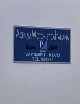 Adesivo Agenzia Motoristica Italiana. Dimensioni: 5 cm x 2,5 cm