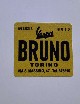 Adesivo concessionario Bruno. Dimensioni: 5 cm x 3,5 cm.