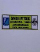 Adesivo concessionario Daviddi Vittorio. Dimensioni: 5,3 cm x 5 cm.