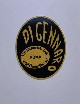 Adesivo concessionario Di Gennaro. Dimensioni: 4,2 cm x 4,2 cm.
