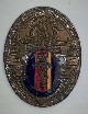 Placca San Cristoforo. Dimensioni 7,6 cm x 7,6 cm