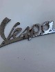 Targhetta Vespa faro basso