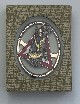 Placca San Cristoforo- Ochrance motoristu. Dimensioni 7,3 cm x 7,3 cm