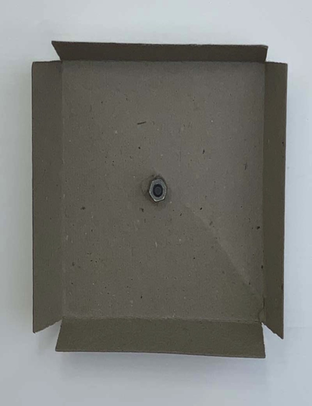 Placca San Cristoforo- Ochrance motoristu. Dimensioni 7,3 cm x 7,3 cm