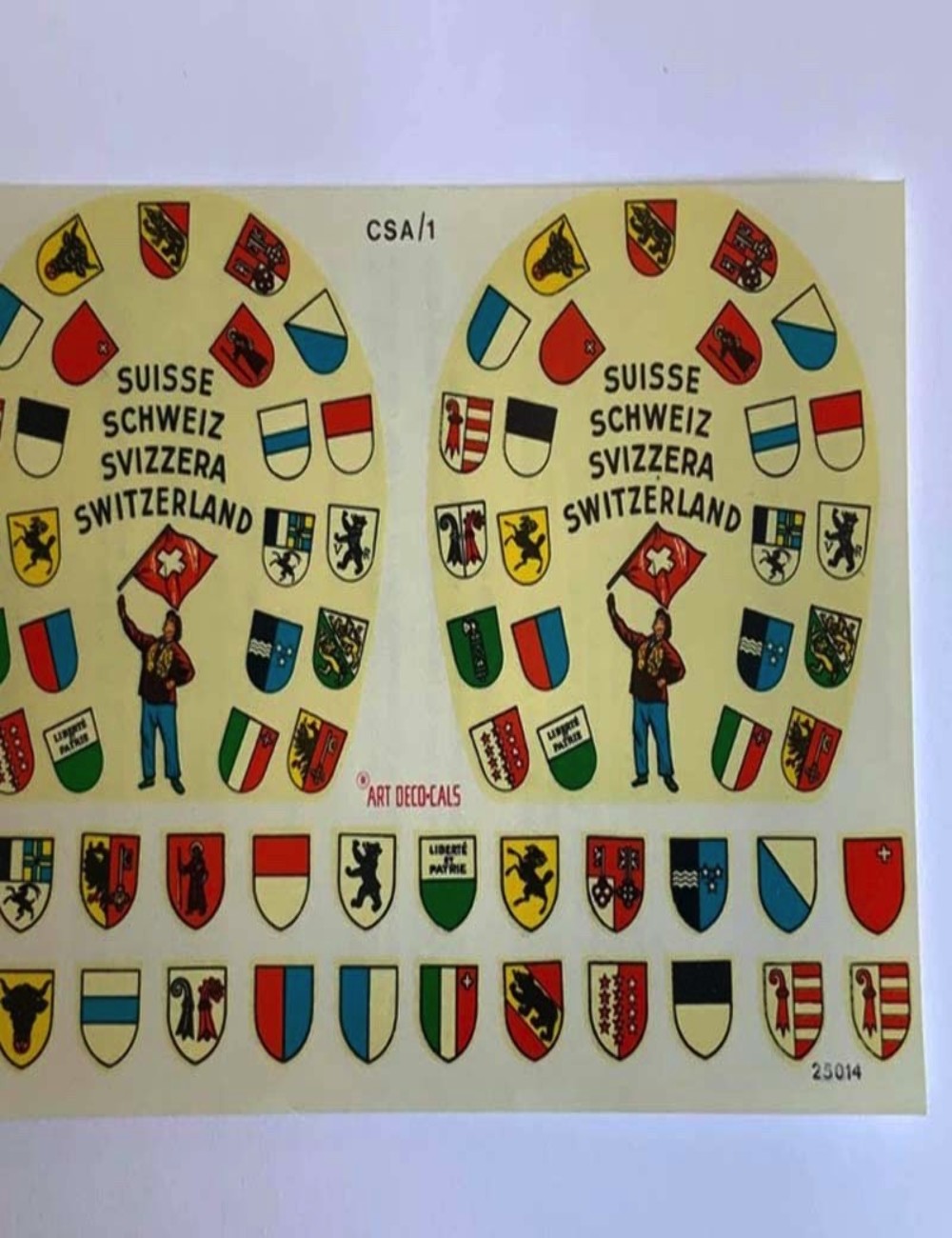 Decal ad acqua - Bandiere