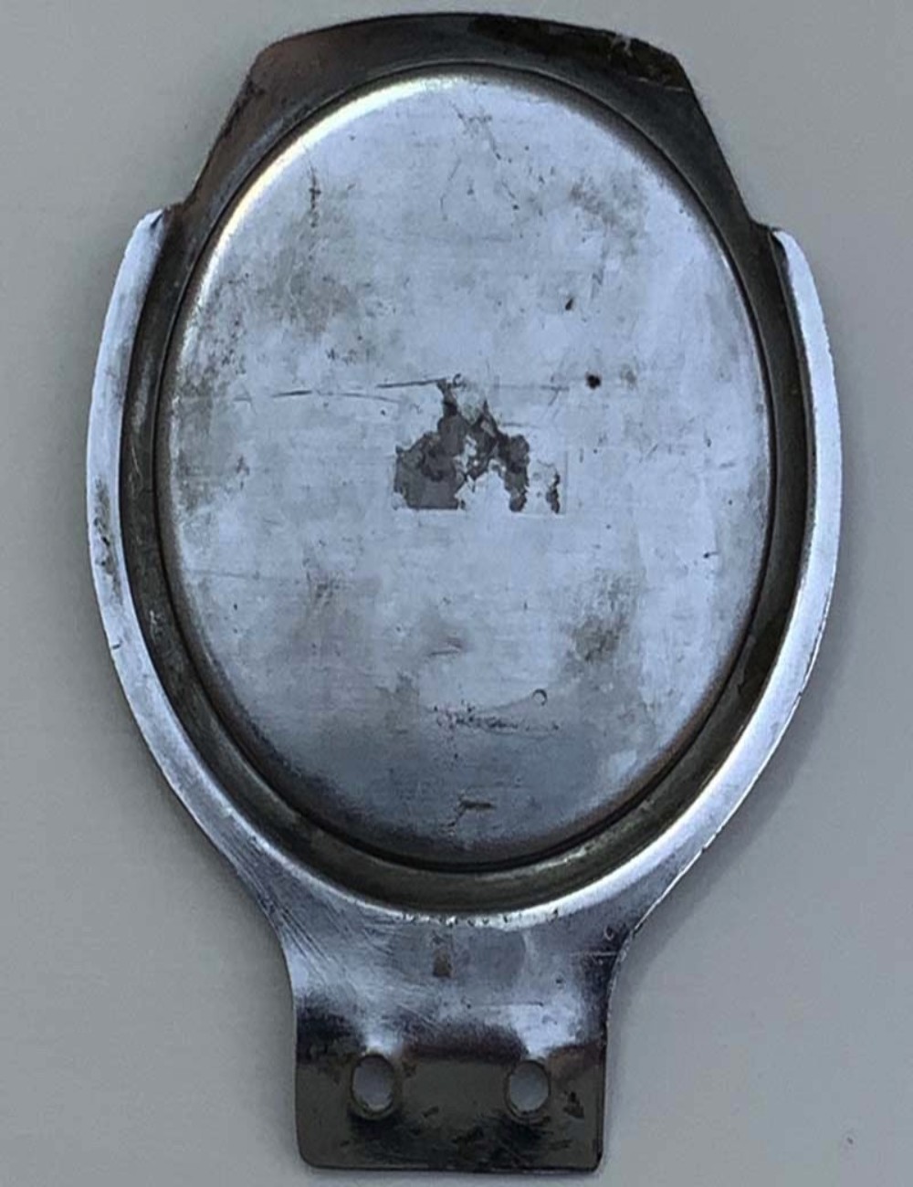 Placca San Cristoforo. Dimensioni 11 cm x 9,4 cm