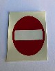 Decal ad acqua - Indicazione stradale