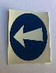 Decal ad acqua - Indicazione stradale