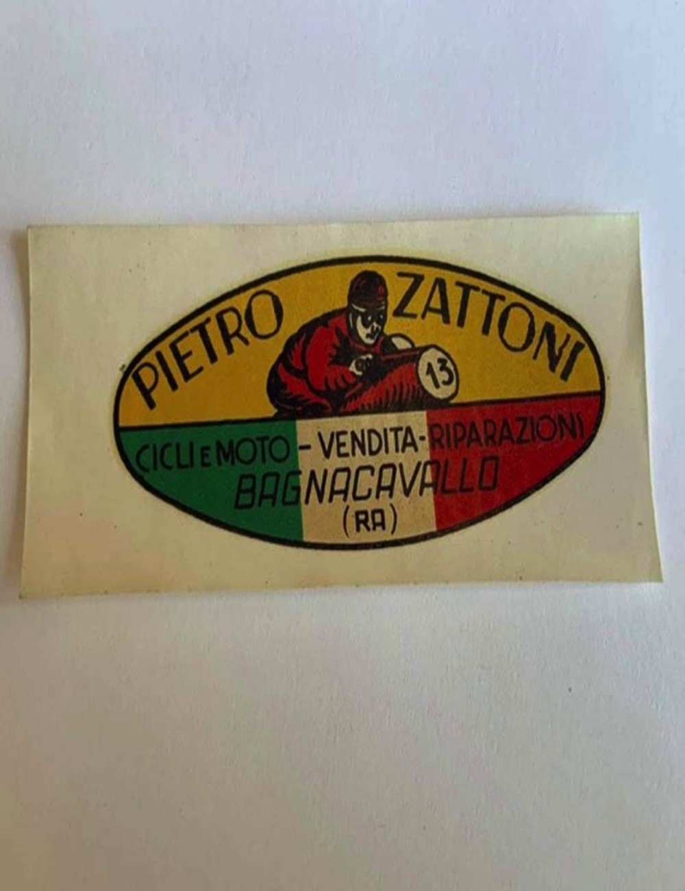 Decal concessionario Pietro Zattoni