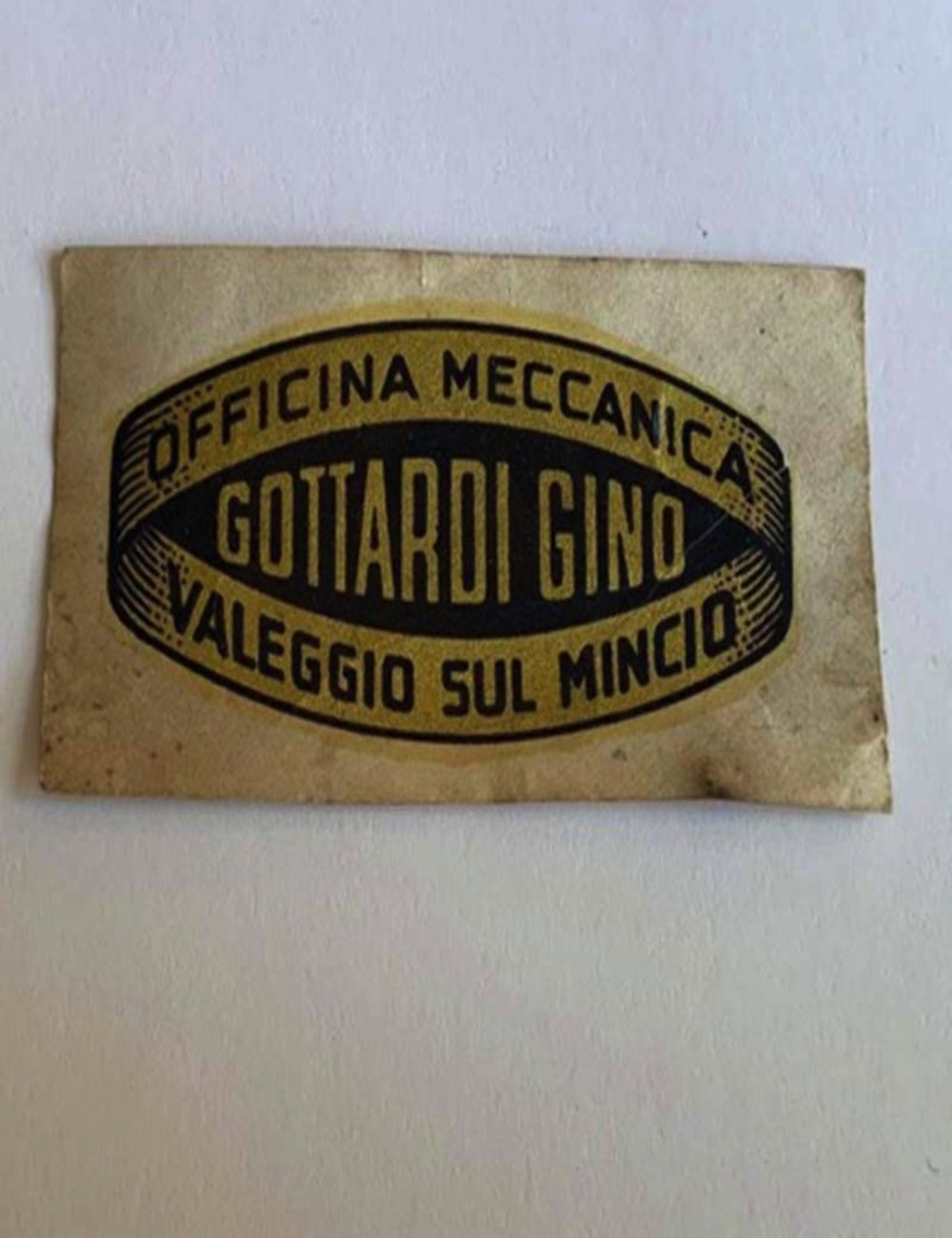 Decal concessionario Gottardi Gino