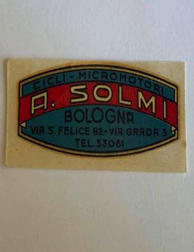 Decal concessionario A. Solmi