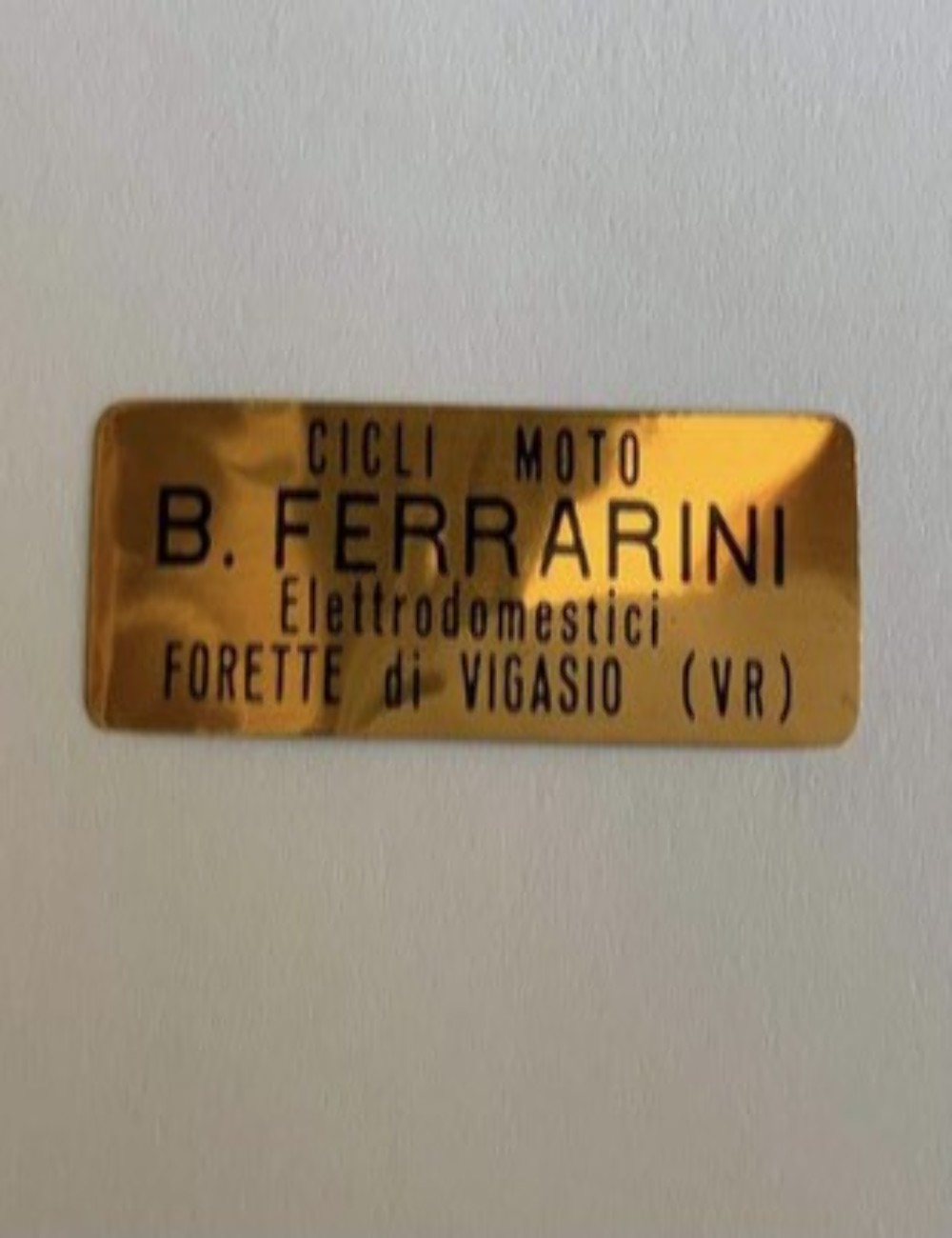 Adesivo concessionario cicli moto B. Ferrarini