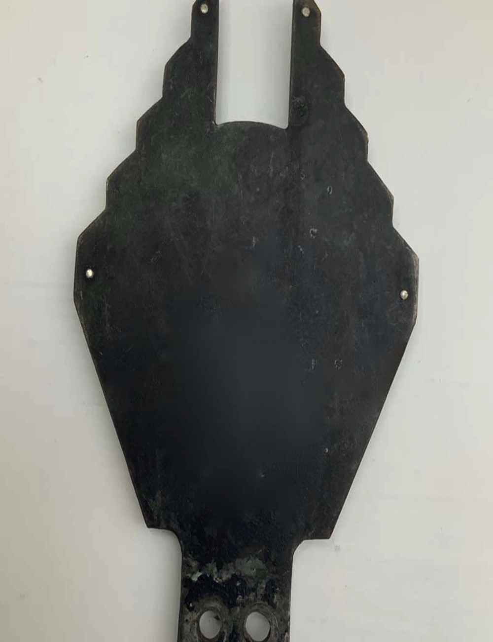 Placca San Cristoforo. Dimensioni 12,8 cm x 8,4 cm