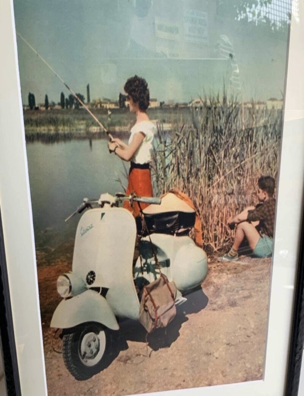 Quadro Vespa. Dimensioni 32 cm x 41 cm