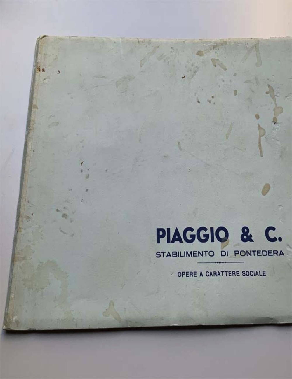 Manuale Piaggio & C. - Opere a carattere sociale