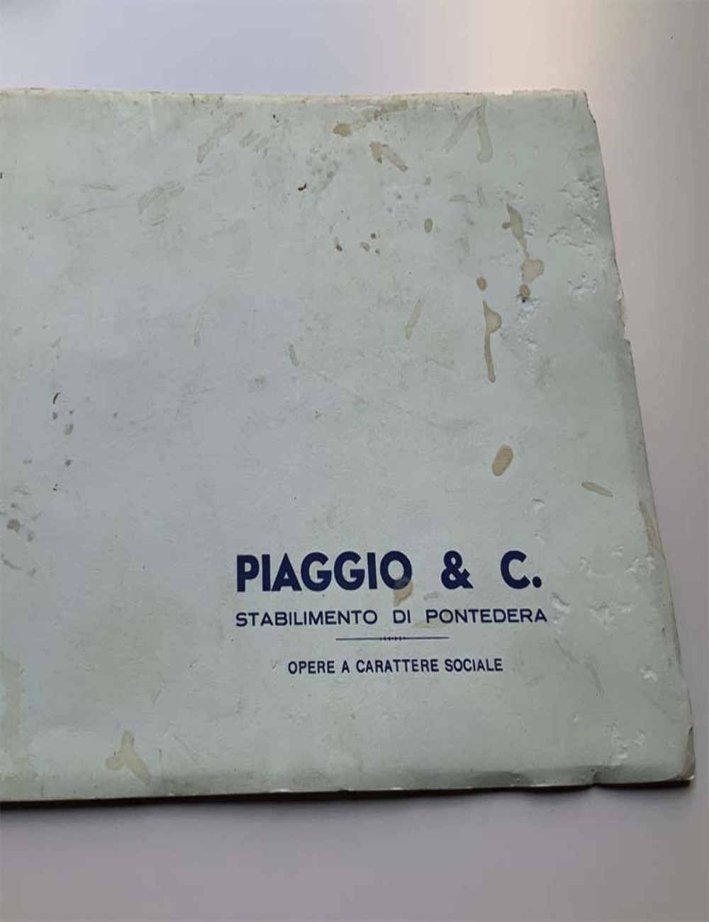 Manuale Piaggio & C. - Opere a carattere sociale