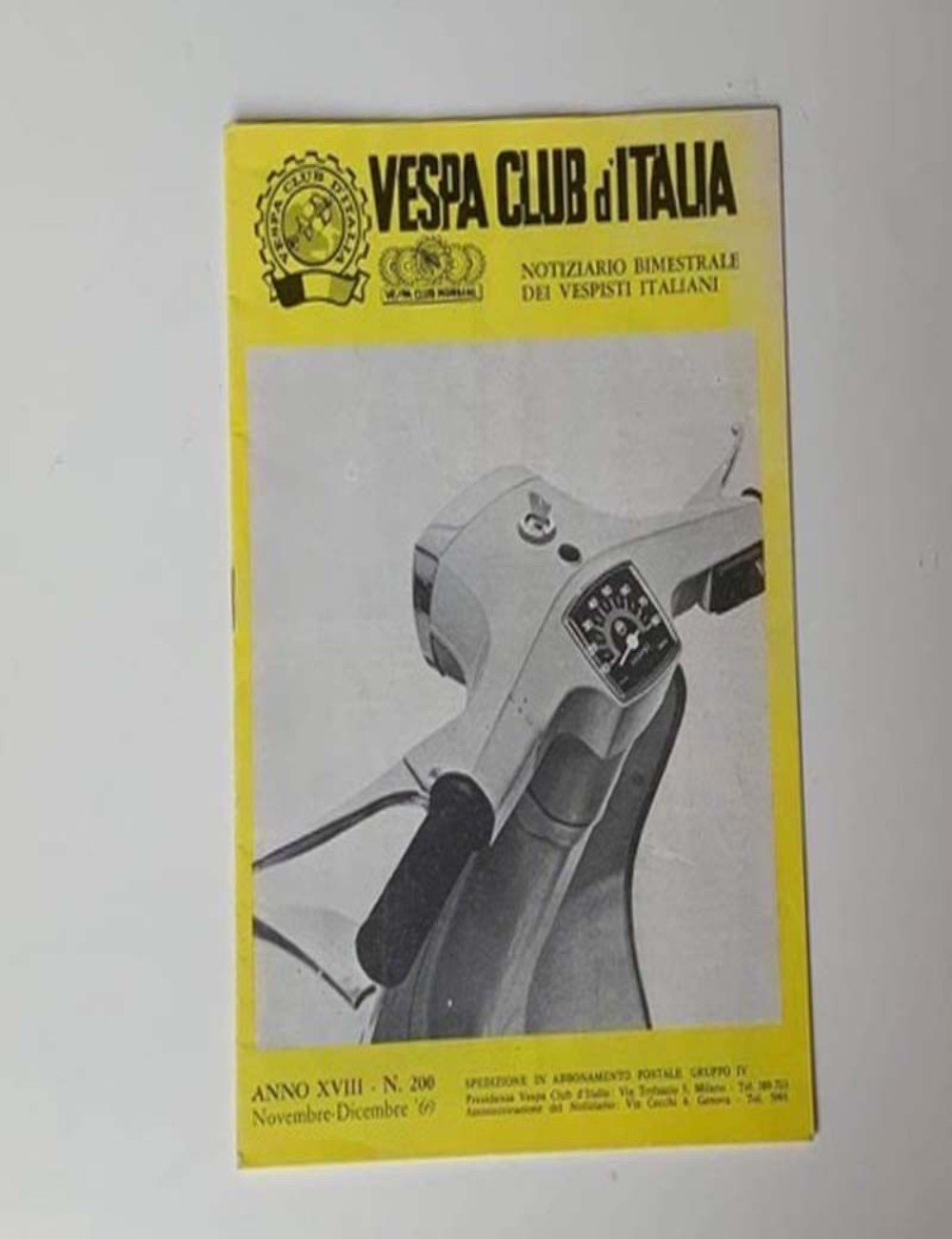 Notiziario bimestrale dei vespisti italiani - Vespa Club Italia