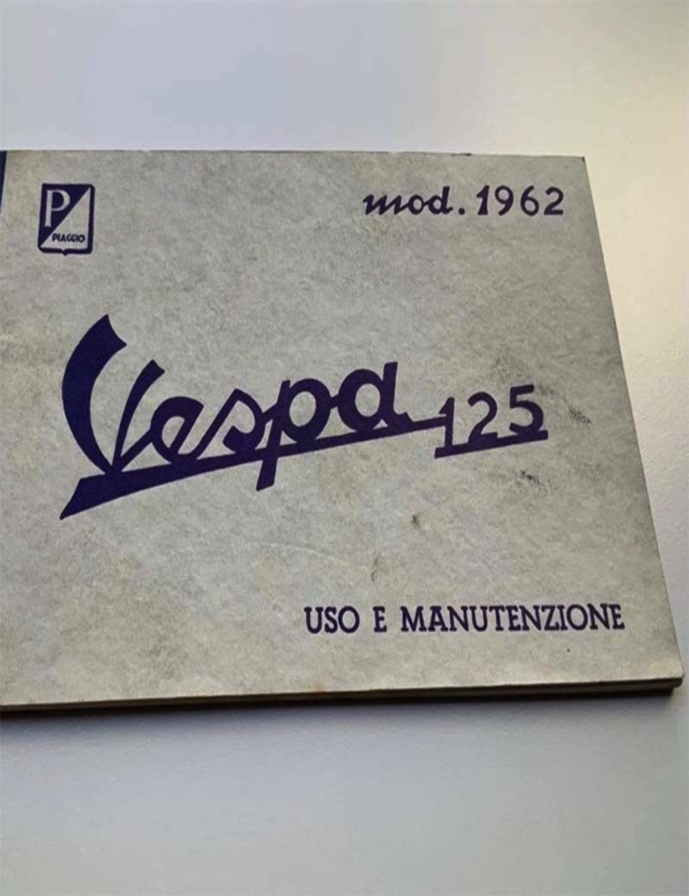Manuale Vespa 125 - Uso e manutenzione