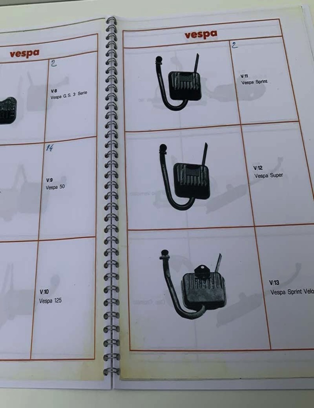 Copia catalogo accessori Vespa