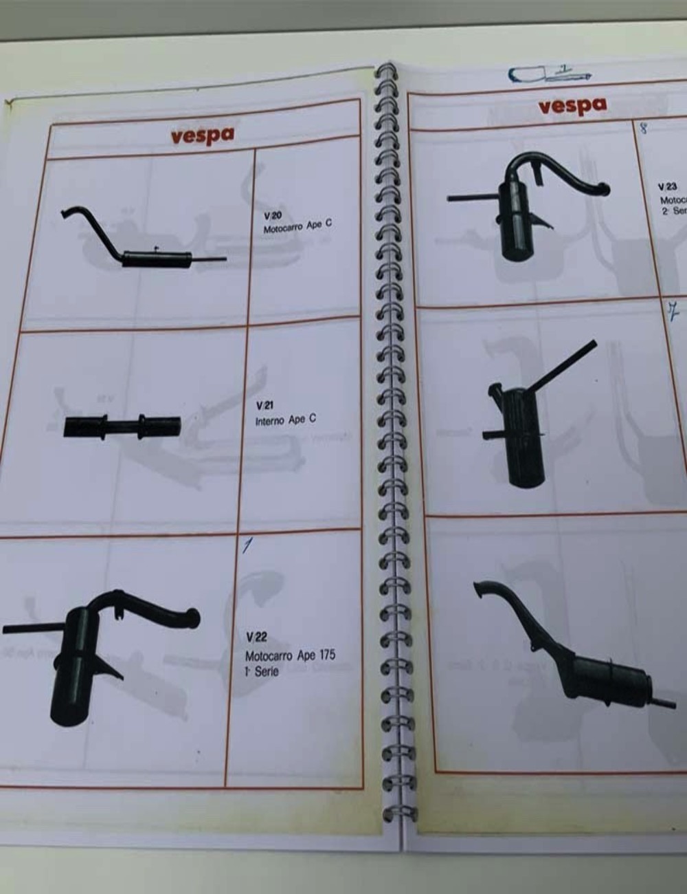 Copia catalogo accessori Vespa