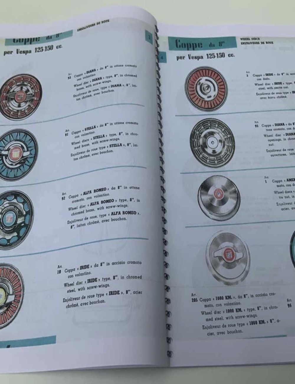 Copia catalogo accessori Vespa