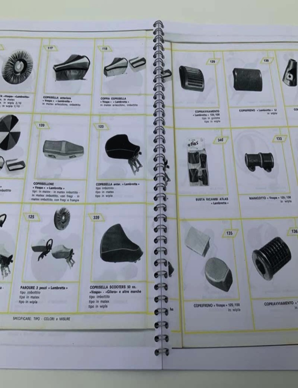 Copia catalogo accessori ciclo moto scooters auto