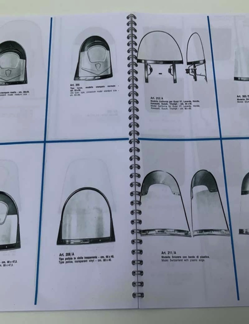 Copia catalogo accessori VRI moto Vespa e Lambretta
