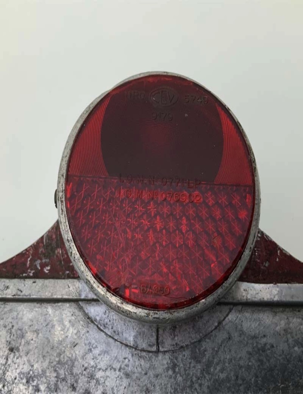 Portatarga moto Vespa e Lambretta