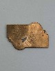 Placca San Cristoforo. Dimensioni 5,5 cm x 2,5 cm