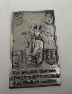 Placca III° raduno Vespistico Pistoiese. Dimensioni 4,6 cm x 6 cm